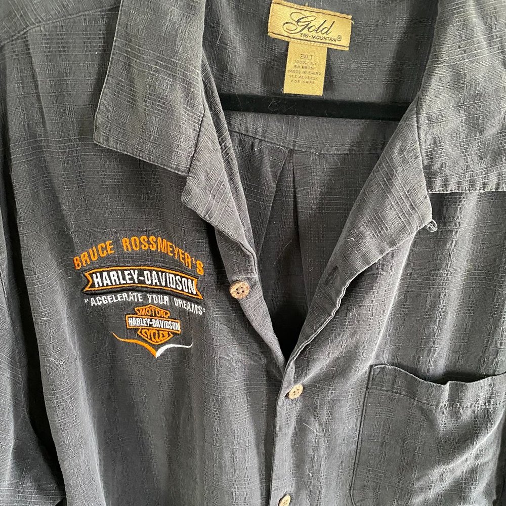 Harley-Davidson Bruce Rossmeyer's Distributor's Shirt, 2XL, Used, Good Condition